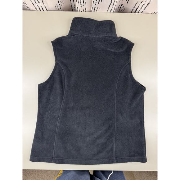Columbia Benton Springs Fleece Vest Womens XL Black WL1023 Sleeveless Full Zip - Picture 10 of 11